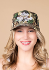 Frame Snapback Hat Cursive Rope | Camo & White - State Forty Eight