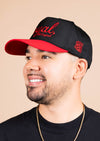 Frame Snapback Hat SFE Loyal | Red & Black - State Forty Eight
