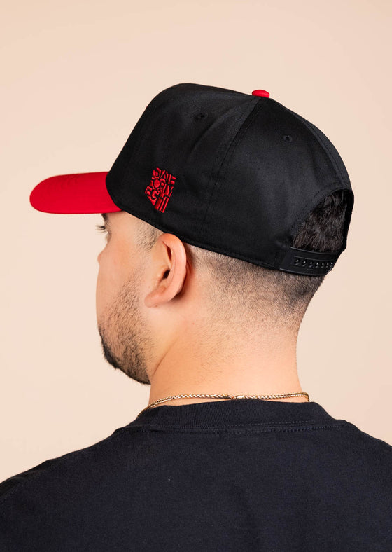 Frame Snapback Hat SFE Loyal | Red & Black - State Forty Eight