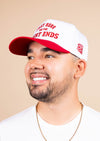 Frame Snapback Hat SFE Tight Ends | Red & White - State Forty Eight