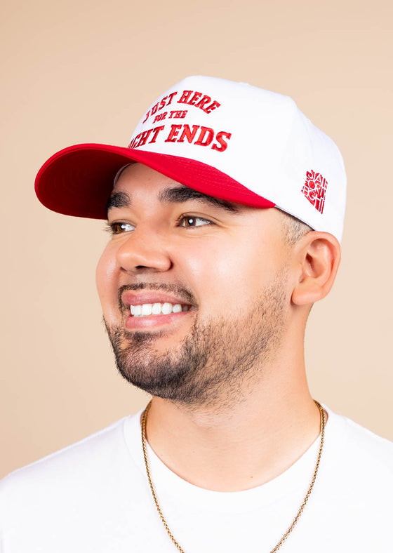 Frame Snapback Hat SFE Tight Ends | Red & White - State Forty Eight