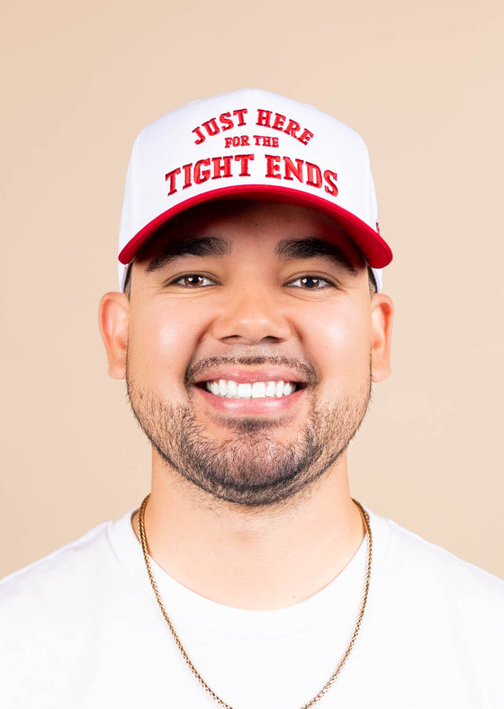 Frame Snapback Hat SFE Tight Ends | Red & White - State Forty Eight