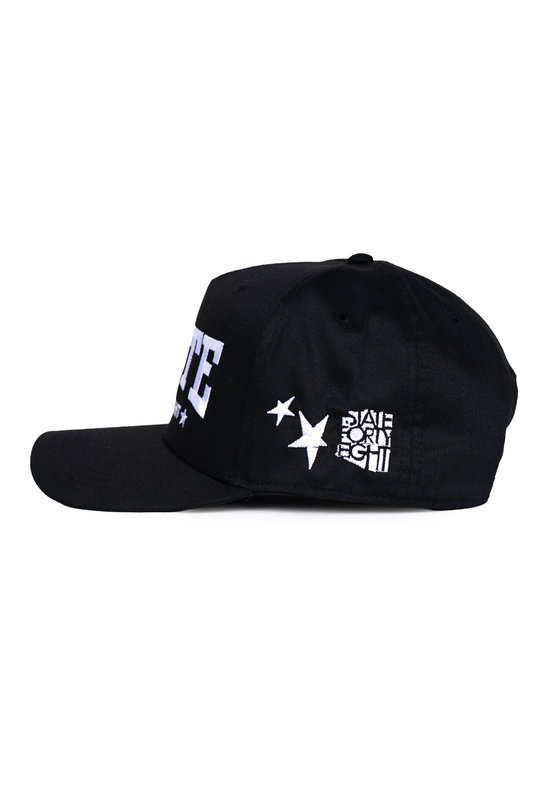 Frame Snapback Outpost Hat | Black & White 