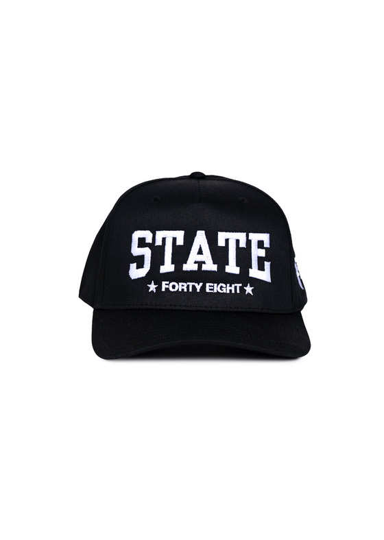 Frame Snapback Outpost Hat | Black & White 