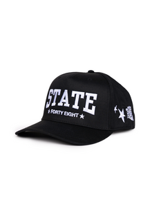  Frame Snapback Outpost Hat | Black & White 