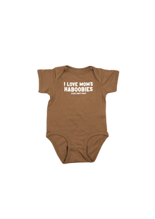  Infant Onesie Mom's Haboobies | Coyote Brown