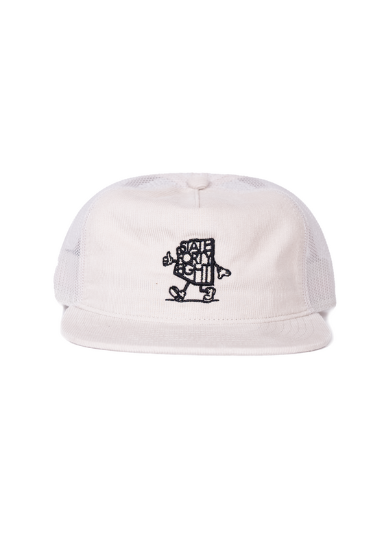 Corduroy Snapback Hat Zonie | Bone