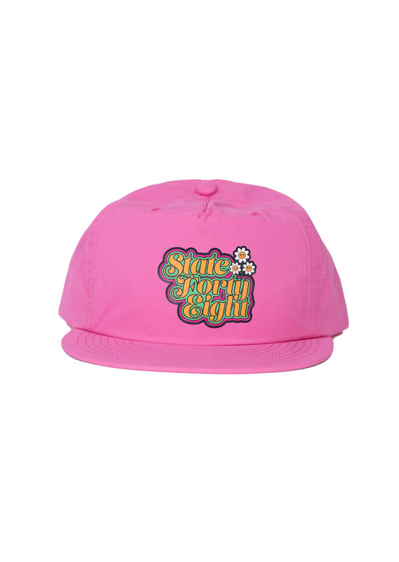 Surf Hat Daisies | Pink