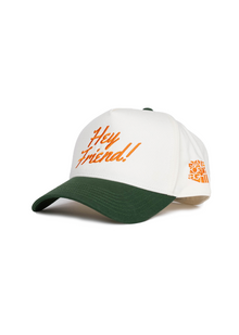  Frame Snapback Hat Hey Friend! | Natural & Forest