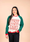 SFE Christmas Sweater | Cream, Green & Red