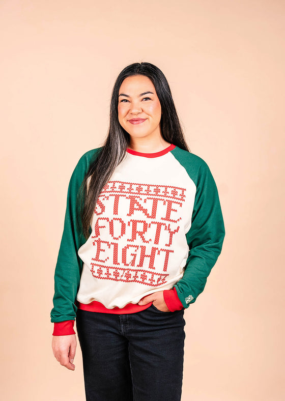 SFE Christmas Sweater | Cream, Green & Red