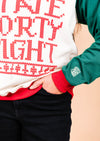 SFE Christmas Sweater | Cream, Green & Red