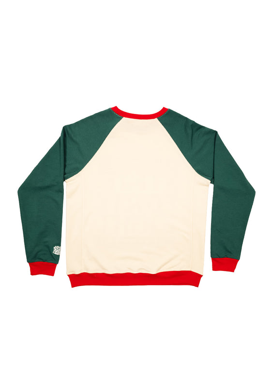 SFE Christmas Sweater | Cream, Green & Red