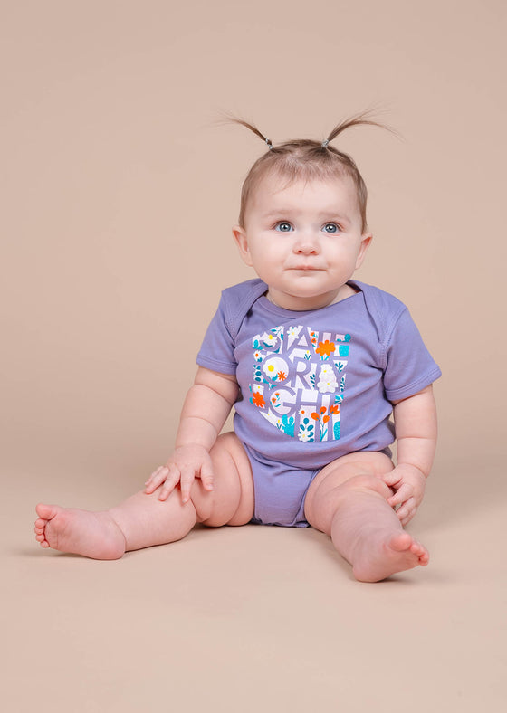 Infant Onesie Blossom & Bloom | Lavender