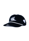 Snapback Rope Hat The Heart Supply | Black & White