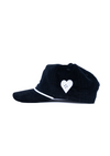 Snapback Rope Hat The Heart Supply | Black & White