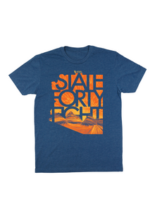  Men's Crew Neck What A Deal July | Heather Cool Blue