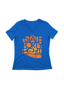  Women's Relaxed V-Neck What A Deal July | True Royal