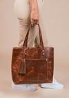 Leather Tote Bag | Oxford Natural