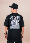 Men's Crew Neck ABOMB 5th Anniversary | Black & Red - State Forty Eight