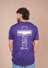 Men’s Crew Neck GCU Cross | Purple