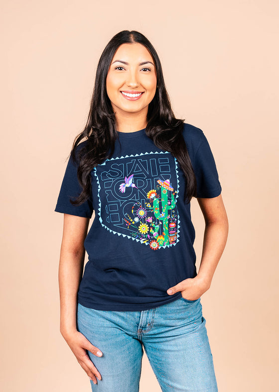 Men’s Crew Neck Hispanic Heritage | Navy Blue - State Forty Eight