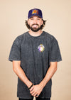 Men's Crew Neck Hoopin' In The 48 | Stone Wash - State Forty Eight
