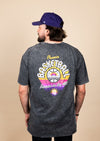 Men's Crew Neck Hoopin' In The 48 | Stone Wash - State Forty Eight