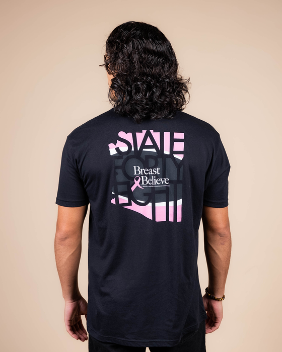 Men’s Crew Neck Larry Fitzgerald Foundation | Black & Pink