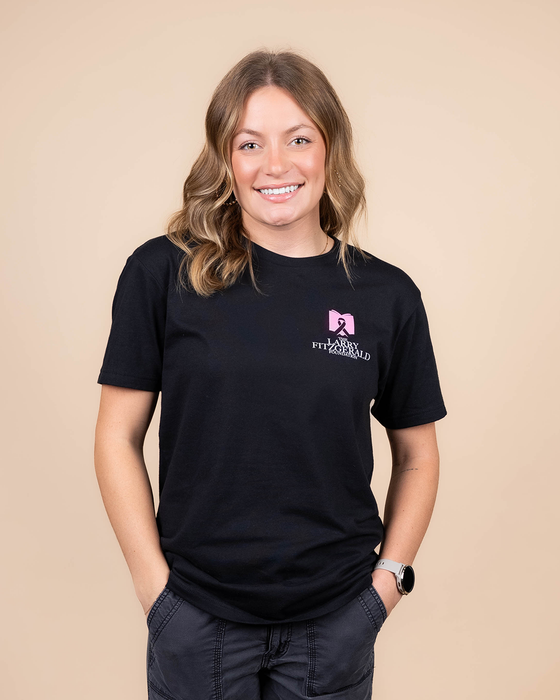 Men’s Crew Neck Larry Fitzgerald Foundation | Black & Pink