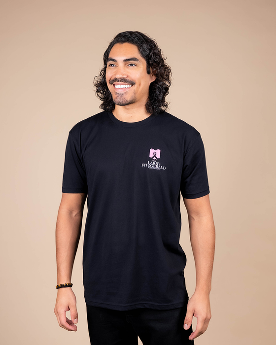 Men’s Crew Neck Larry Fitzgerald Foundation | Black & Pink