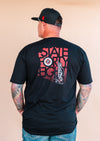 Men’s Crew Neck Phoenix Fire Cancer Awareness | Black - State Forty Eight