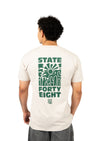 Men's Crew Neck Pocket Tee Block Desert | Bone 