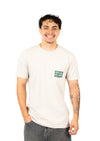 Men's Crew Neck Pocket Tee Block Desert | Bone 