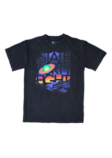  Men's Heavy Crew Neck Outer Space | Black Stone