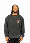 Men's Crew Neck Sweatshirt Desert Cardinal | Vintage Black
