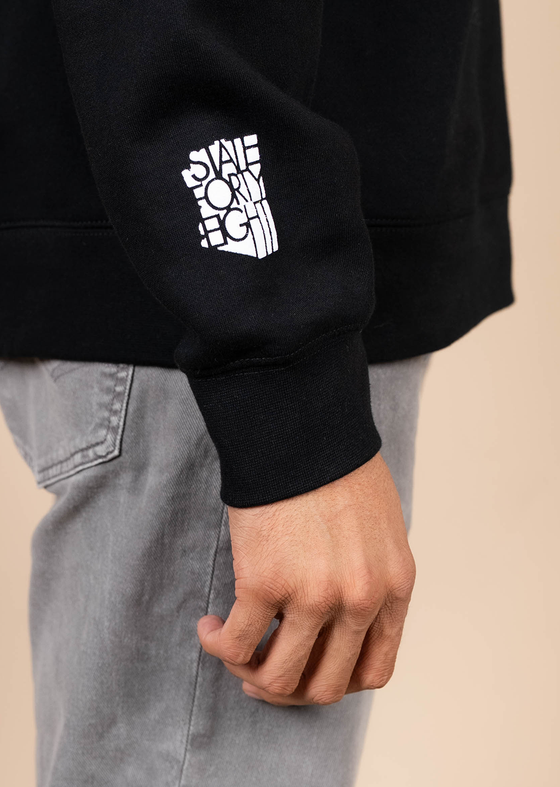 Men’s Half Zip Saguaro Seal | Black 