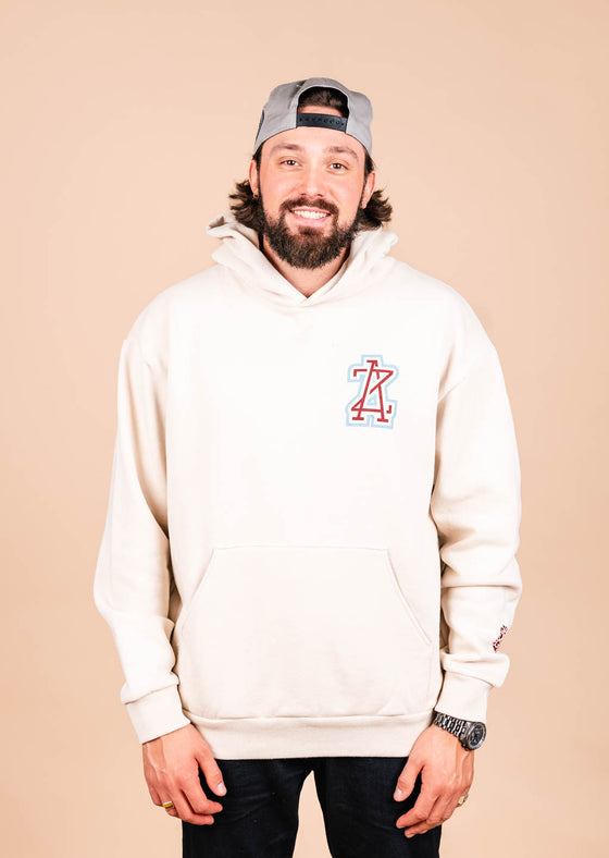 Men's Hooded Sweatshirt Wild and Free | Ivory