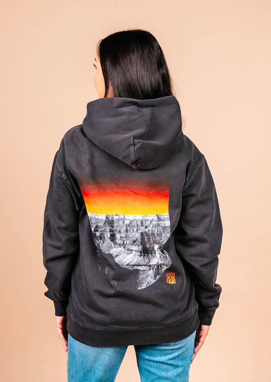 Men’s Relaxed Hoodie Gradient Canyon | Faded Black