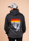 Men’s Relaxed Hoodie Gradient Canyon | Faded Black