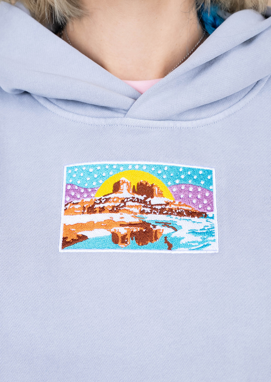 Men’s Relaxed Hoodie Snowdona | Faded Powder