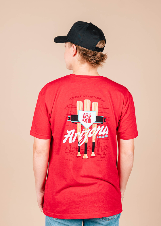 Men's Crew Neck Alive & Thriving | Red