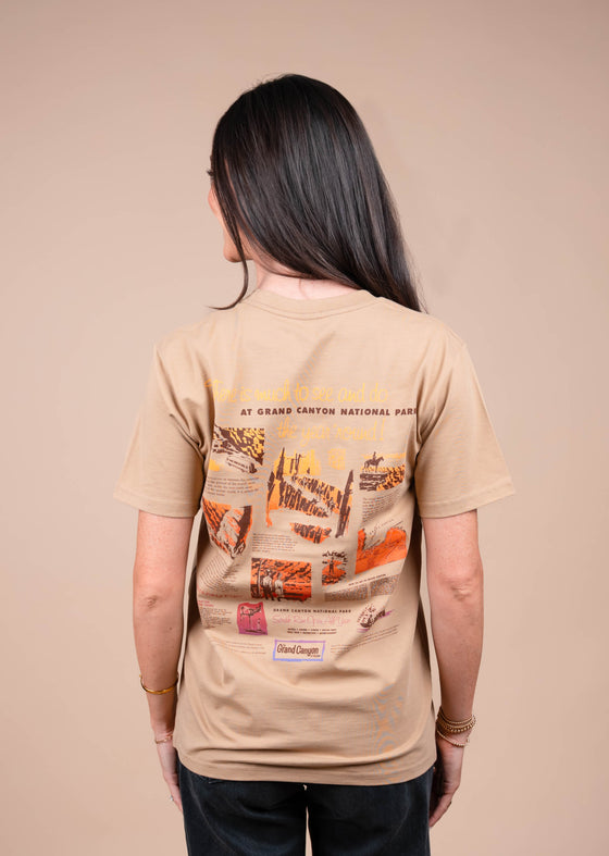 Men’s Heavy Crew Neck Canyon Tours | Khaki  - State Forty Eight