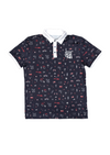 Men’s Polo Desert Freedom | Navy, White & Red