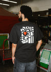 Men's Heavy Crew Neck The Heart Supply | Faded Black - State Forty Eight