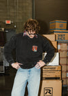 Men's Crew Neck Sweatshirt Desert Cardinal | Vintage Black - State Forty Eight