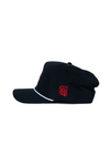 Snapback Rope Hat Phoenix Fire Cancer Awareness | Black & White - State Forty Eight
