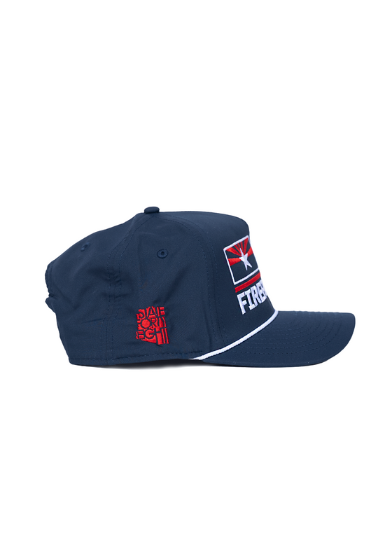 Snapback Rope Hat Phoenix Fire Dept. | Navy & White - State Forty Eight