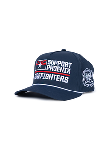  Snapback Rope Hat Phoenix Fire Dept. | Navy & White