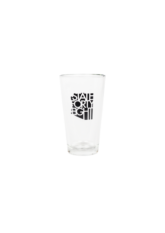 Pint Glassware Classic | Black - State Forty Eight